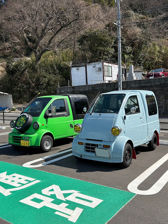 ミゼットIIのすいすいくるくる・ミゼット2カーゴ・声かけ事案・プチMT？・ならべてみたに関するカスタム事例の投稿画像1枚目