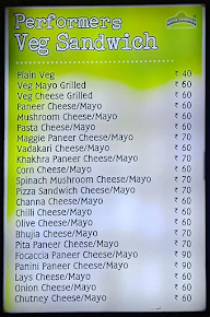 Royal Sandwich Shop menu 1