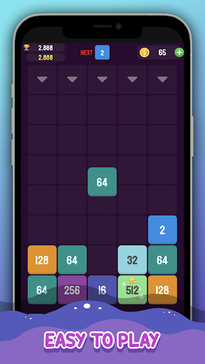 2048: Drop and Merge Number