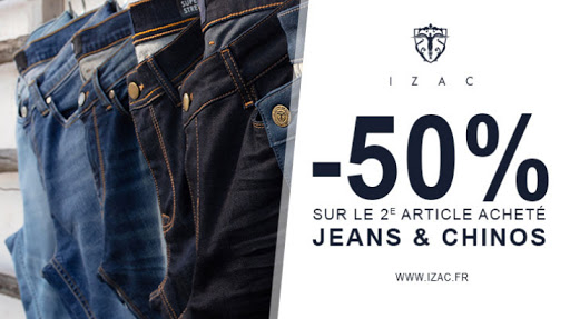 -50% sur le 2ème pantalon