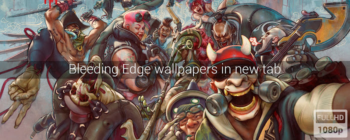 Bleeding Edge Wallpapers New Tab marquee promo image