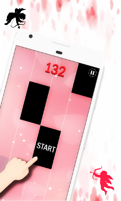 Android application Piano music:magic pink tiles screenshort