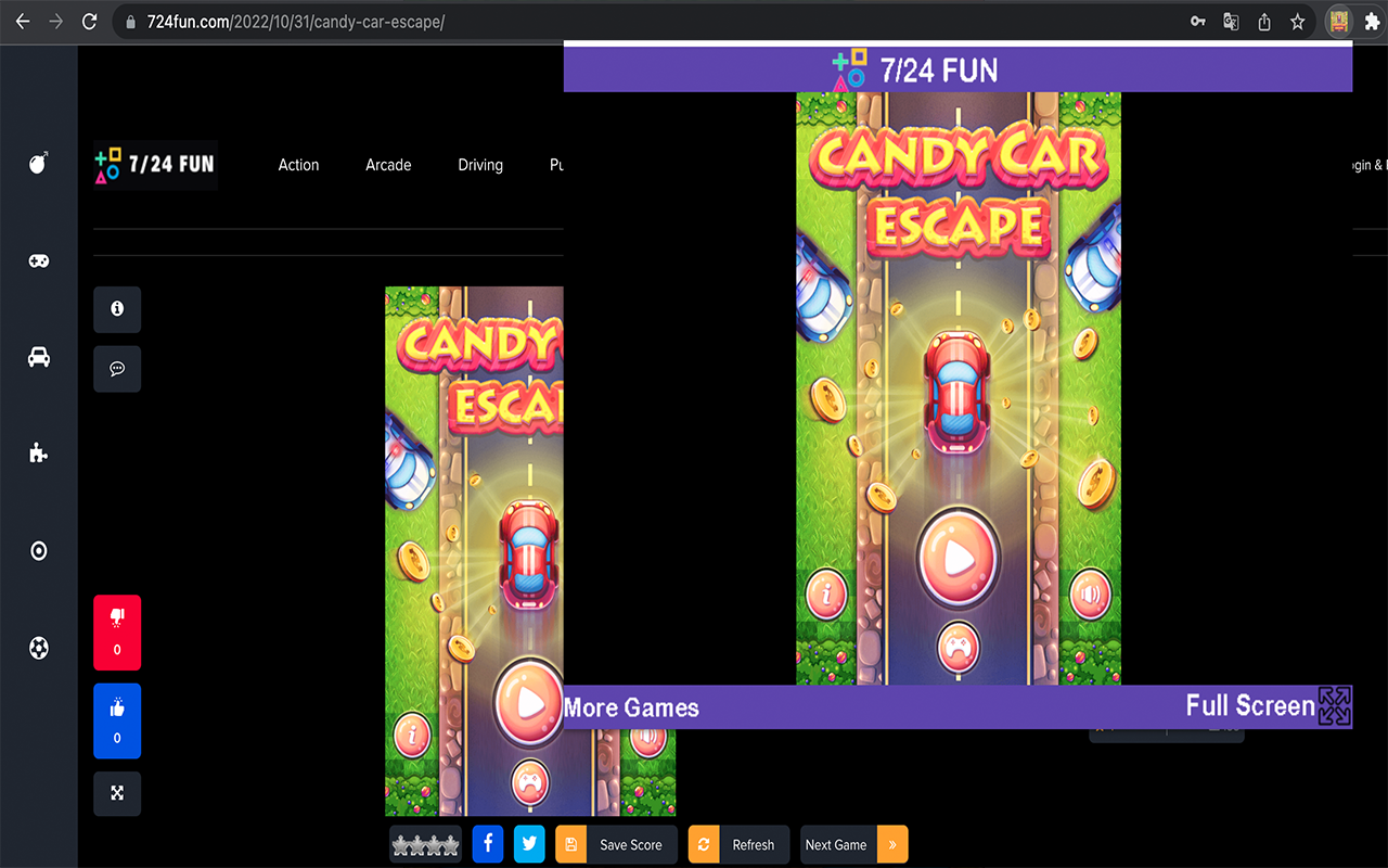 Candy Car Escape - Car Game Preview image 1