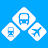 INFOBUS: Bus, train, flight icon