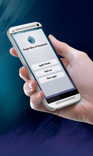 紫蓝色 GO Keyboard