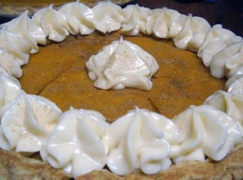 Maple Pumpkin Pie with Maple Butter Cream