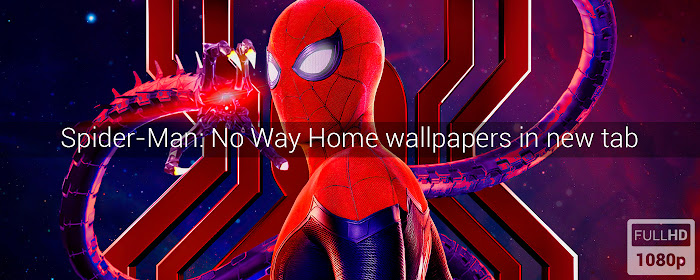 Spider-Man: No Way Home Wallpapers New Tab marquee promo image