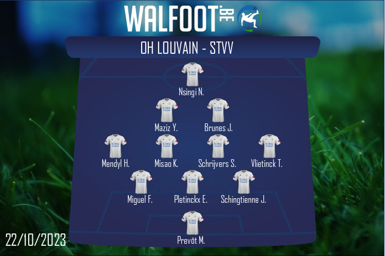 Composition OH Louvain | OH Louvain - STVV (22/10/2023)