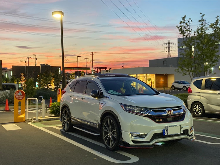CR-Vの地震大丈夫でしたか？・10月も宜しくお願いします・夜輝車杯・ドライブに関するカスタム事例の投稿画像1枚目