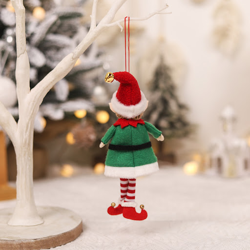Title 4, Christmas Elf Doll Pendant Festive Home Decorat...