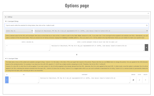 Custom UserAgent String