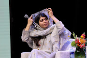 Nobel Prize Laureate Malala Yousafzai at the 21st Nelson Mandela Annual Lecture at Joburg Theatre on Tuesday