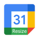 Google Calendar Resize Sidebar