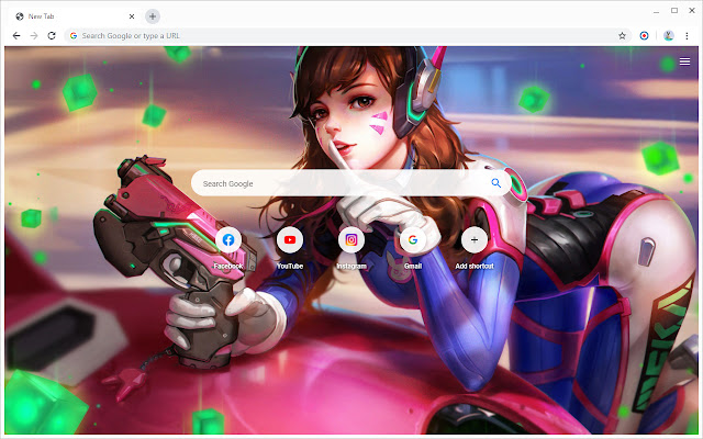 D.Va Wallpapers and New Tab