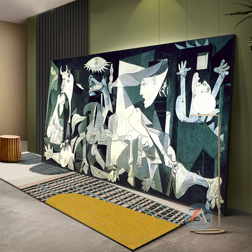 Title 6, Art Gallery Living Room Decorative Canvas Eleva...