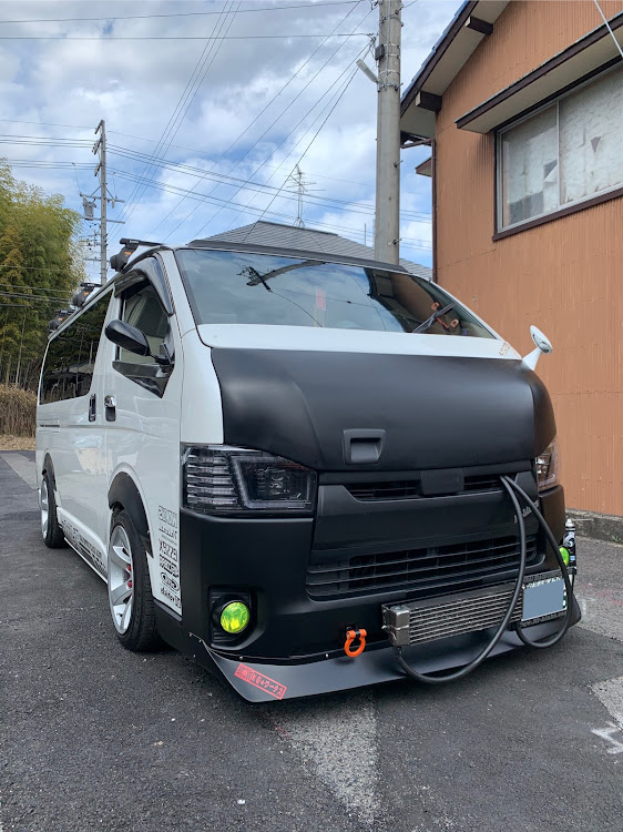 ハイエースバンのコロナが早く終息しますように・医療従事者にエールを❗️に関するカスタム事例の投稿画像1枚目