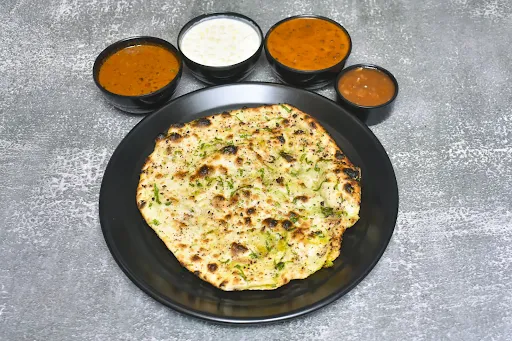 Dal Makhani + Cholle + Raita + Paneer Kulcha