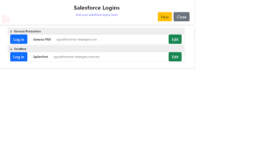 Salesforce Logins