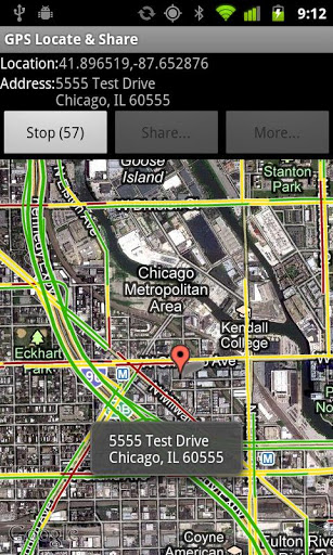 Screenshot GPS Locate & Share Free