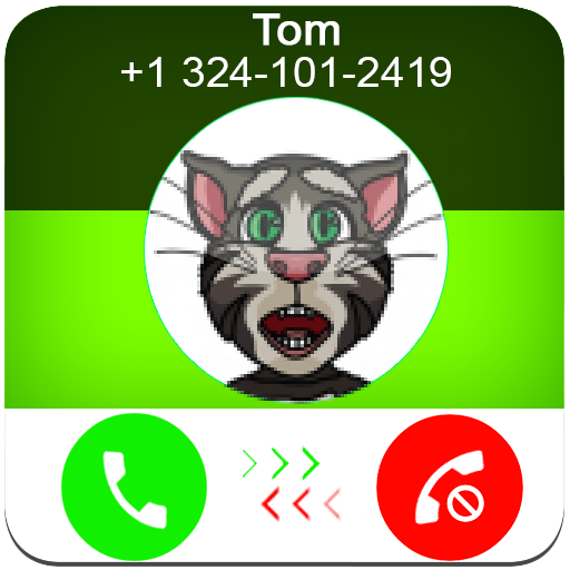 Tom is calling. Tom icon.