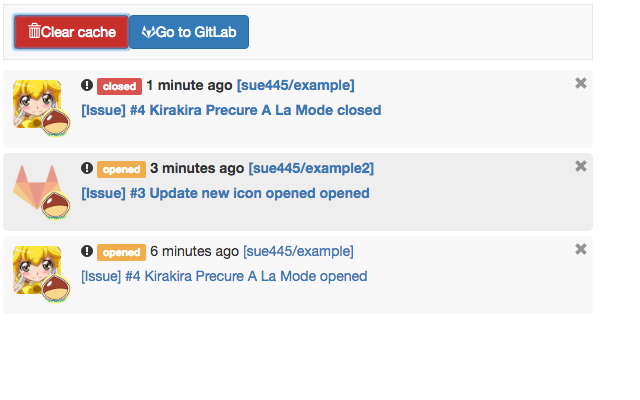 GitLab Notifier for Google Chrome™ Preview image 2