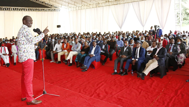 Deputy President William Ruto held a progressive engagement with Kamba professionals from Lower Eastern comprising Makueni, Machakos and Kitui Counties, Karen, Nairobi County.