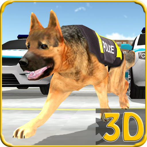 Police Dog Swat criminalité 3D icon