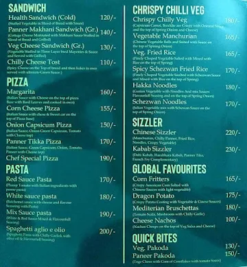 The Supreme Cafe menu 