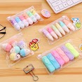 Bút Đánh Dấu Highlight Dạ Quang Sét 6 Bút Nhớ Dòng 6 Màu Lựa Chọn Hình Dễ Thương
