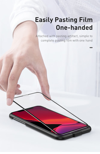 Title 11, 0.3mm Full Glass Tempered Glass Screen Protecto...