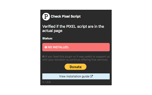 Check Pixel Script