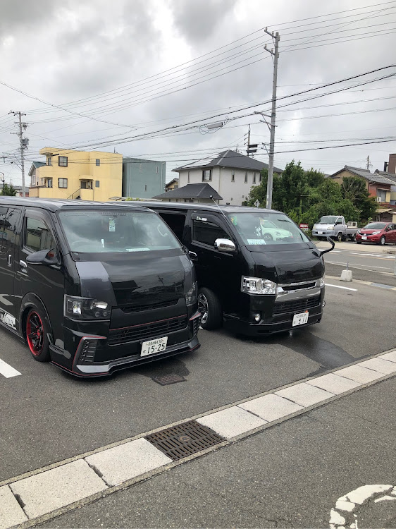 ハイエースバンのハイエース・トラックナッツ・タマキンエース・プチオフ・愛知県に関するカスタム事例の投稿画像1枚目