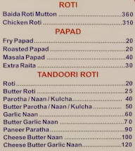 Sai Raj Dhaba menu 4