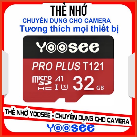 Thẻ Nhớ Microsd Yoosee 32Gb Class 10 Chuyên Dụng Cho Camera Ip Và Điện Thoại