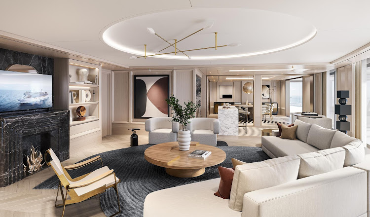 The Regent Suite on Seven Seas Grandeur is a mind-blowing 4,444 square feet.