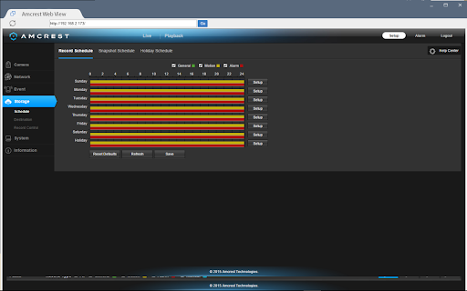 Amcrest Web View