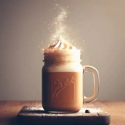 Hot Latte [Mason Jar, 450 Ml]