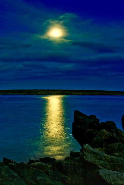 Blue Night  Moon di Luca Gallozza