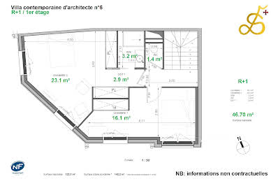 Maison contemporaine avec jardin 4