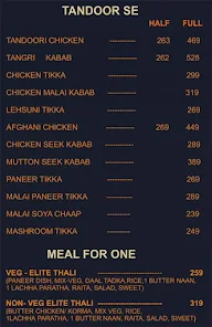 Zarda Express menu 1