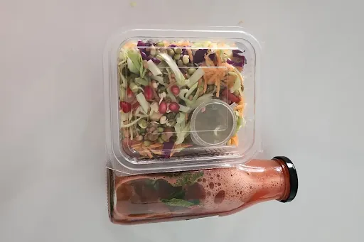 Protein Salad With Fresh Watermelon Juice [300 Ml]