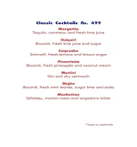 Jalsa menu 5