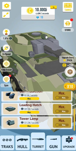 Screenshot Idle Tanks 3D Model Builder