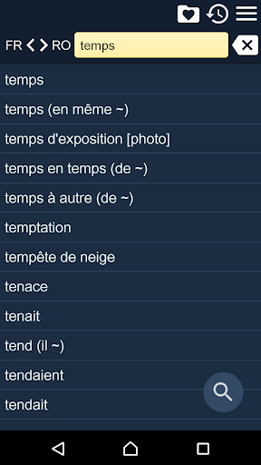 French Romanian Dictionary Fr