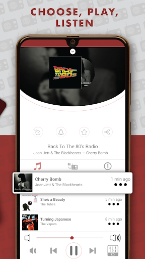 Screenshot myTuner Radio App: FM stations