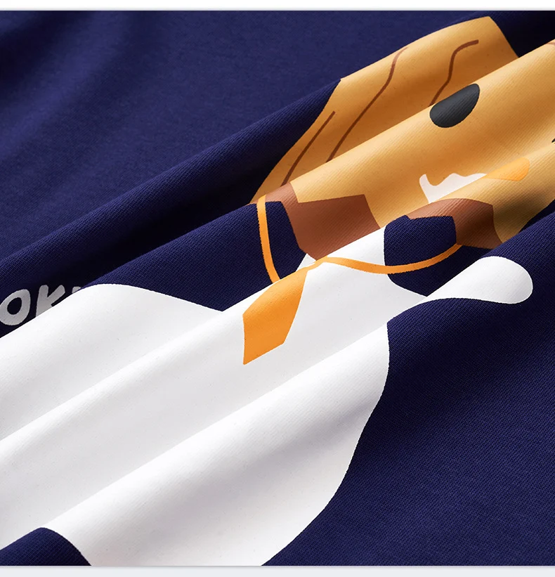 Title 8, Camiseta masculina com estampa de desenho anima...