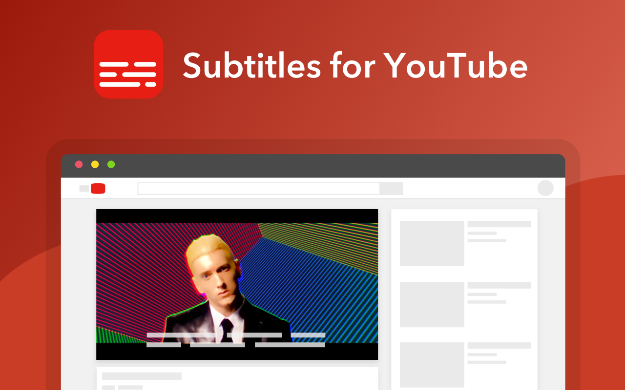 Subtitles For YouTube Preview image 1