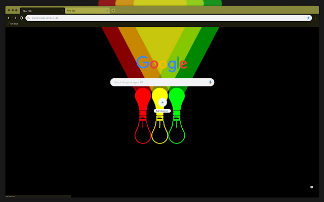 Tri-color light chrome extension