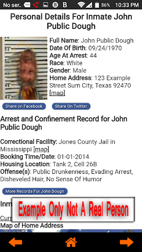 County Jail Inmate Search screenshot #0