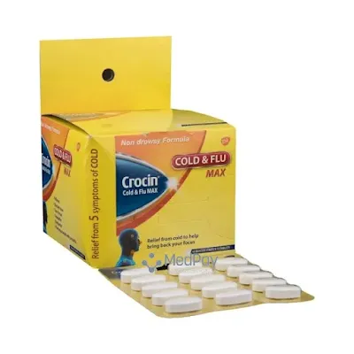 Crocin Cold And Flu Max Tab - 15